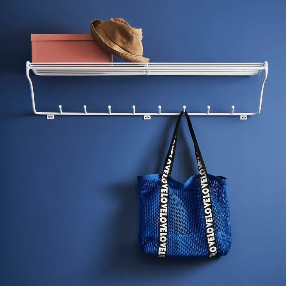 Maze Hat Rack & Hat Shelves*Hat Rack L, White