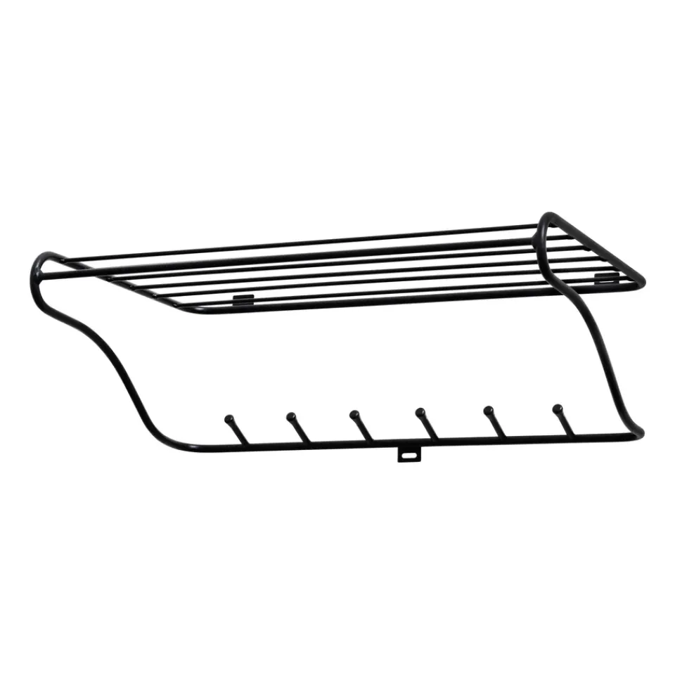 Maze Hat Rack & Hat Shelves*Hat rack shelf, Black