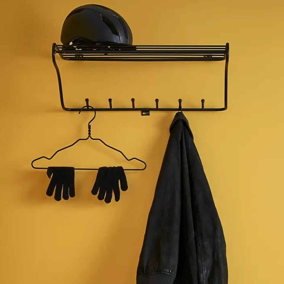 Maze Hat Rack & Hat Shelves*Hat rack shelf, Black