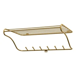 Maze Hat Rack & Hat Shelves*Hat rack shelf, brass Gold-coloured