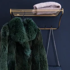 Maze Hat Rack & Hat Shelves*Hat rack shelf, brass Gold-coloured