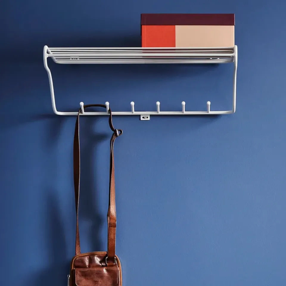 Maze Hat Rack & Hat Shelves*Hat rack shelf, White