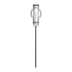 Muurla Garden Details & Accessories*Hattifattener rain gauge, Black BlackTransparent