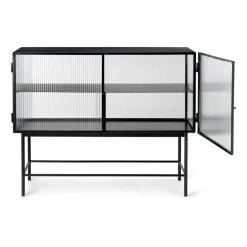 Ferm Living Dressers & Sideboards*Haze sideboard, -wavy glass Black