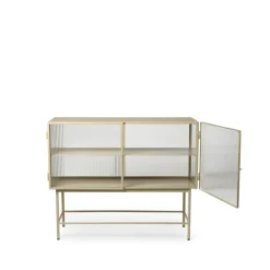 Ferm Living Dressers & Sideboards*Haze sideboard, Cashmere, wavy glass Beige