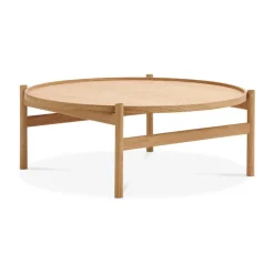 Brdr. Krüger Coffee Tables*HB coffee table Ø100 cm, Oiled oak Brown