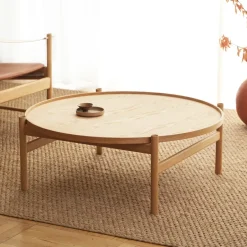 Brdr. Krüger Coffee Tables*HB coffee table Ø100 cm, Oiled oak Brown
