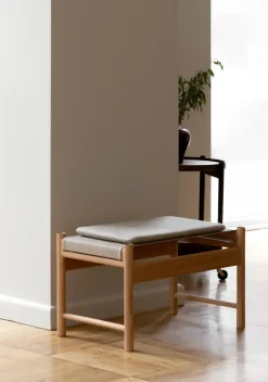Brdr. Krüger Seat Cushions & Pads*HB cushion 35x60 cm, Canvase nature Beige