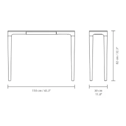 Umage Dressers & Sideboards*Heart'n'Soul console table 120 cm, Oak-cloud grey BeigeGrey