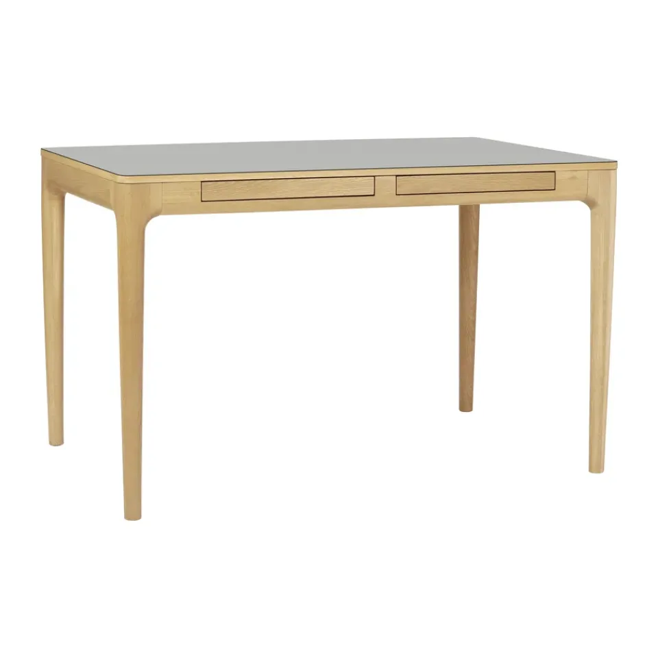 Umage Desks*Heart'n'Soul desk 80x120 cm, Oak-Fenix cloud grey BrownGrey
