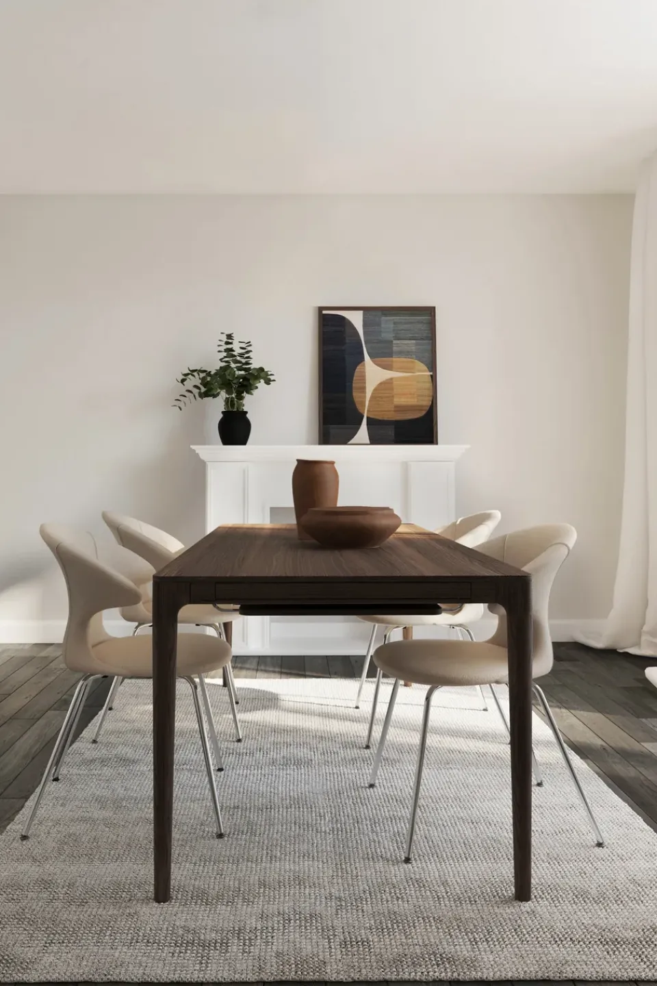 Umage Dining Tables*Heart'n'Soul dining table 90x200 cm, Dark oak Brown