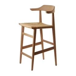 Gärsnäs Bar Stools*Hedda bar stool, Oak natural monocoating-paper cord natural Beige