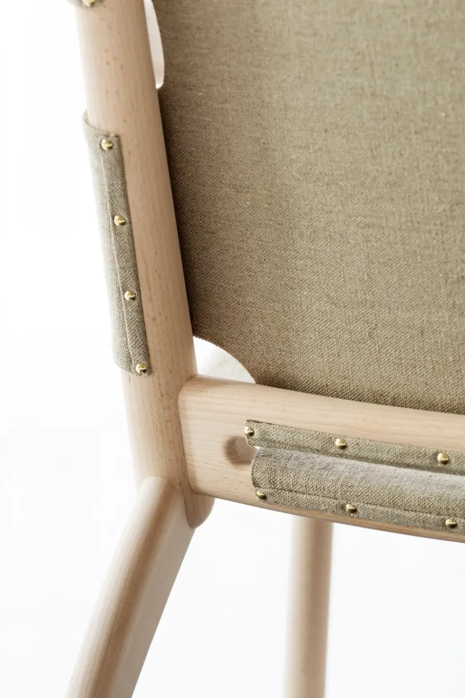 Gärsnäs Armchairs & Footstools*Hedwig armchair, Beech-white-cloth canvas Grey