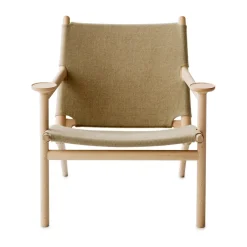 Gärsnäs Armchairs & Footstools*Hedwig armchair, Beech-white-cloth canvas Grey