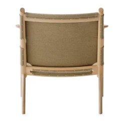 Gärsnäs Armchairs & Footstools*Hedwig armchair, Beech-white-cloth canvas Grey