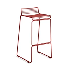 HAY Bar Stools*Hee High barstool 75 cm, Rust Red