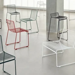 HAY Bar Stools*Hee High barstool 75 cm, Rust Red