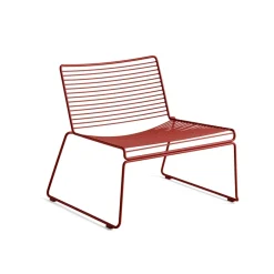 HAY Outdoor Lounge Furniture*Hee lounge chair, Rust Red