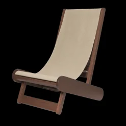 Ferm Living Armchairs & Footstools|Chairs*Hemi lounge chair, Dark stained, natural BeigeBrown