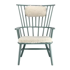 Stolab Armchairs & Footstools*Henriette armchair, Fog 22 BlueWhite