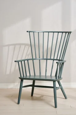 Stolab Armchairs & Footstools*Henriette armchair, Fog 22 BlueWhite