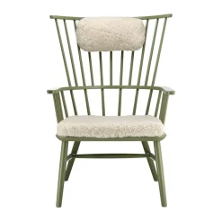 Stolab Armchairs & Footstools*Henriette armchair, Olive Green 64 GreenWhite