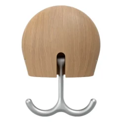 Massproductions Clothes Hooks & Hangers*Hercule wall hook, Oiled oak Beige