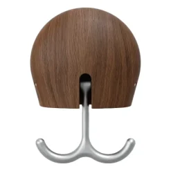 Massproductions Clothes Hooks & Hangers*Hercule wall hook, Oiled walnut Brown
