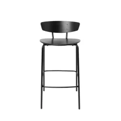 Ferm Living Bar Stools*Herman brastool low, Black