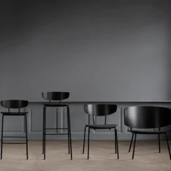 Ferm Living Bar Stools*Herman brastool low, Black