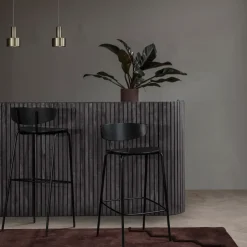 Ferm Living Bar Stools*Herman brastool low, Black