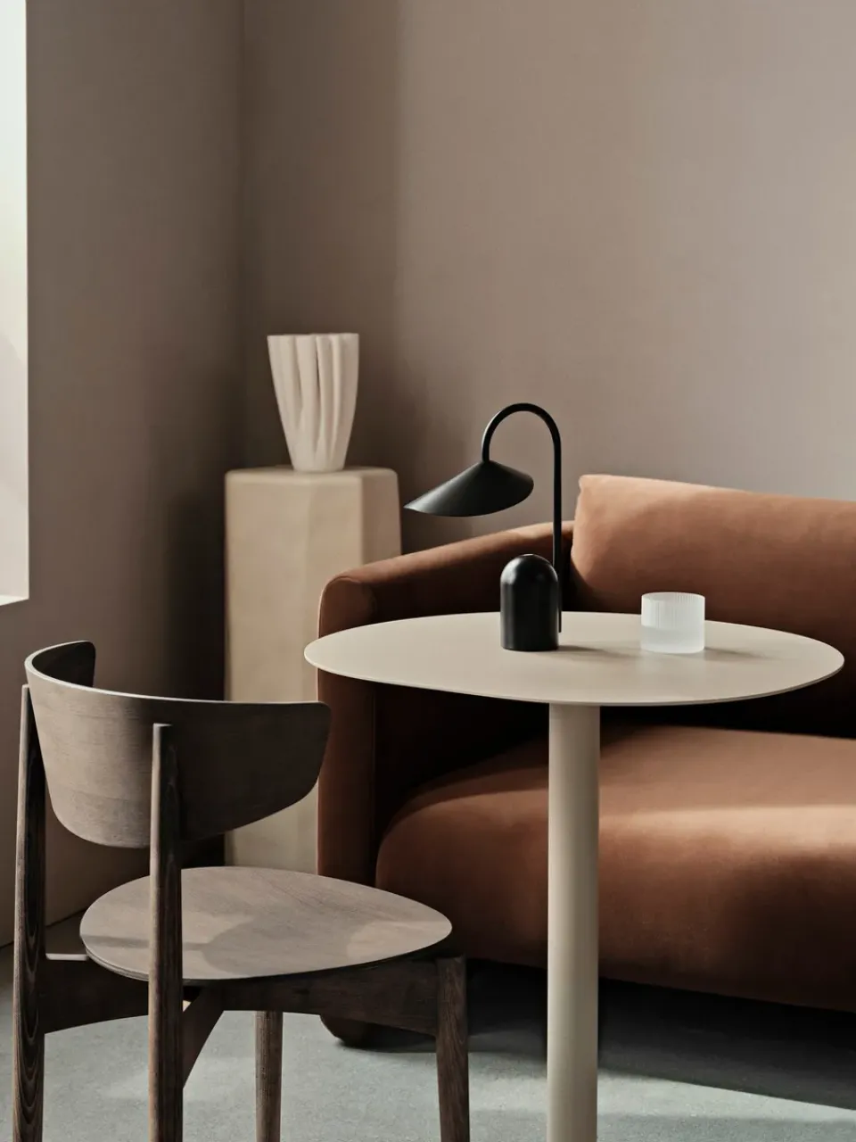 Ferm Living Chairs*Herman chair, Dark Stained Beech Brown