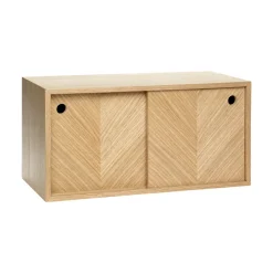 Hübsch Shelves & Shelving Systems*Herringbone shelf, Oak Beige