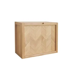 Hübsch Display & Glass Cabinets*Herringbone shoe cabinet, Oak Beige