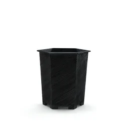 Byarums bruk Balcony Furniture*Hexagon plant pot, , no.1 Black