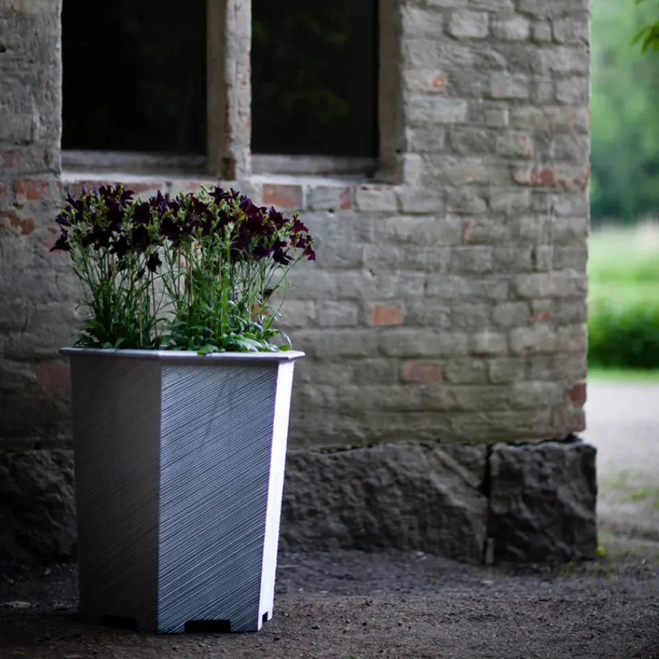 Byarums bruk Balcony Furniture*Hexagon plant pot, , no.1 Black