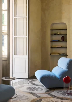&Tradition Sofas*Hi Lo AV54 modular sofa center module, Gentle 0733 Blue