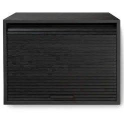 Northern Shelves & Shelving Systems*Hifive cabinet with jalusi door, painted oak Black