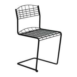 Grythyttan Stålmöbler Balcony Furniture*High Tech chair, Black