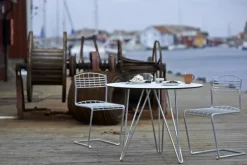 Grythyttan Stålmöbler Seating|Balcony Furniture*High Tech chair, Hot-dip Galvanized Grey