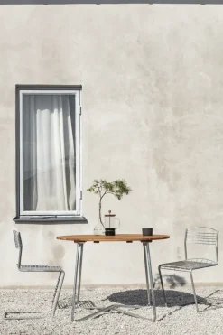 Grythyttan Stålmöbler Seating|Balcony Furniture*High Tech chair, Hot-dip Galvanized Grey