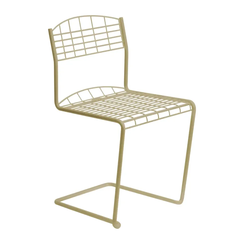 Grythyttan Stålmöbler Seating|Balcony Furniture*High Tech chair, Ivory White