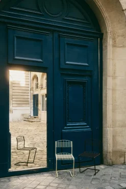 Grythyttan Stålmöbler Seating|Balcony Furniture*High Tech chair, Ivory White
