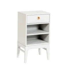 Mavis Bedside Tables*Höllviken bedside table, light gray, 1 drawer Grey