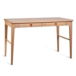 Mavis Desks*Höllviken desk, oak white pigmented Beige