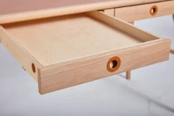 Mavis Desks*Höllviken desk, oak white pigmented Beige