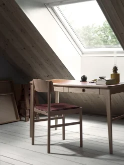 Mavis Desks*Höllviken desk, oak white pigmented Beige