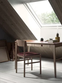 Mavis Desks*Höllviken desk, oak white pigmented Beige