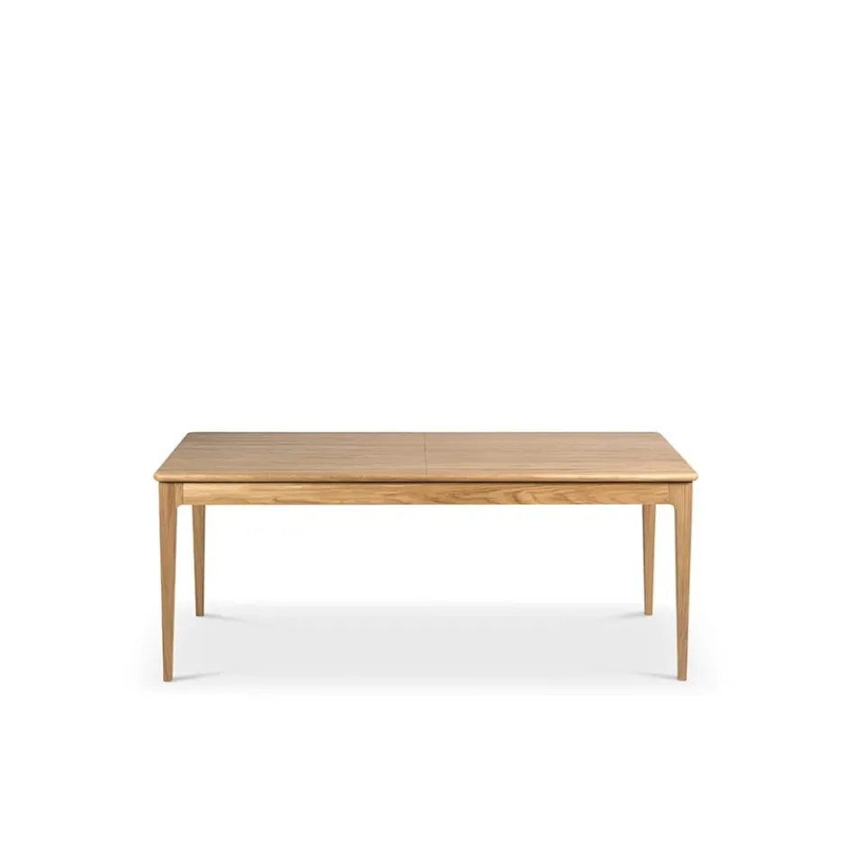 Mavis Dining Tables*Höllviken dining table, oak, white pigmented matte lacquer Beige