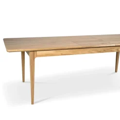 Mavis Dining Tables*Höllviken dining table, oak, white pigmented matte lacquer Beige